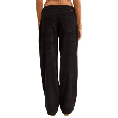 BILLABONG MIDTOWN W CORD PANTS BLACK PEBBLE