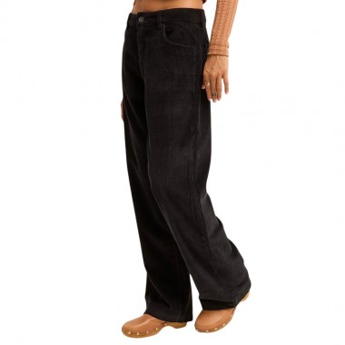 BILLABONG MIDTOWN W CORD PANTS BLACK PEBBLE