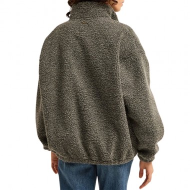 BILLABONG RUN THE ROAD W SHERPA PULLOVER OFF BLACK