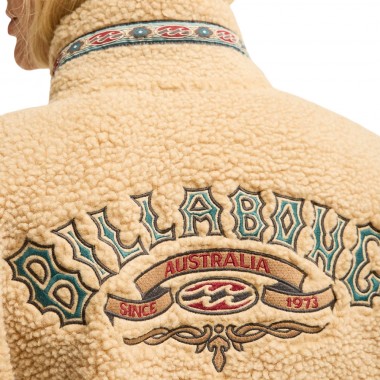 BILLABONG STONE TOWN W SHERPA PULLOVER OAT