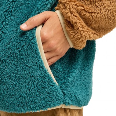 BILLABONG SINCE 73 VIBES W SHERPA PULLOVER COLONIAL BLUE
