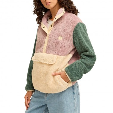 BILLABONG SWITCHBACK W SHERPA PULLOVER SEA FOG