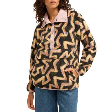 BILLABONG SWITCHBACK W SHERPA PULLOVER BLACK SANDS