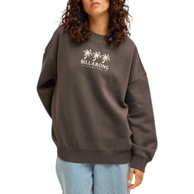 BILLABONG LIGHT IN SUN W CREWNECK OFF BLACK