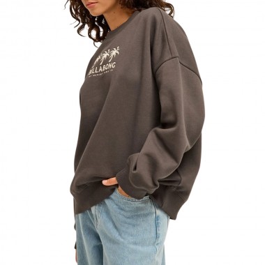 BILLABONG LIGHT IN SUN W CREWNECK OFF BLACK