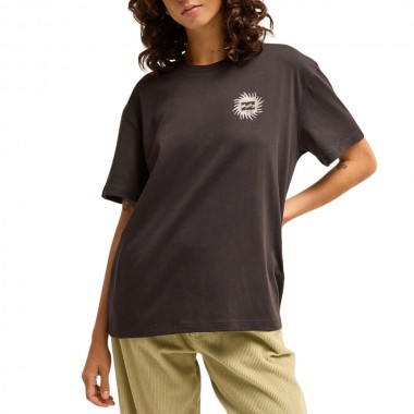 BILLABONG ALWAYS LOOKING W T-SHIRT BLACK PEBBLE