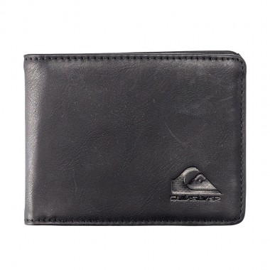 QUIKSILVER SLIM RAYS BI-FOLD WALLET BLACK