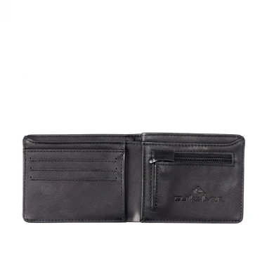 QUIKSILVER SLIM RAYS BI-FOLD WALLET BLACK