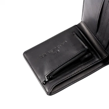 QUIKSILVER SLIM RAYS BI-FOLD WALLET BLACK
