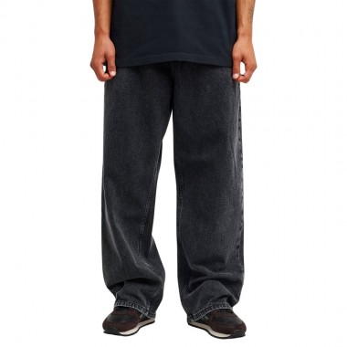 QUIKSILVER QUIKSILVER BAGGY DENIM PANTS BLACK BLACK USED