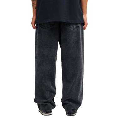 QUIKSILVER QUIKSILVER BAGGY DENIM PANTS BLACK BLACK USED