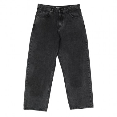 QUIKSILVER QUIKSILVER BAGGY DENIM PANTS BLACK BLACK USED
