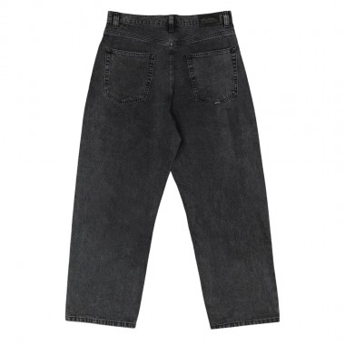 QUIKSILVER QUIKSILVER BAGGY DENIM PANTS BLACK BLACK USED