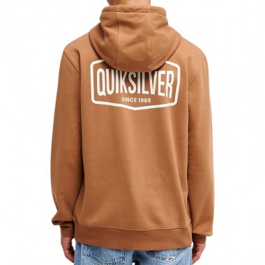 QUIKSILVER SURF GARAGE HOODIE RAWHIDE