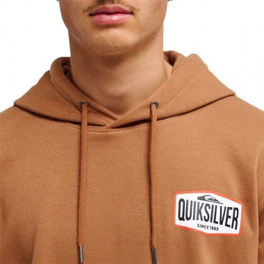 QUIKSILVER SURF GARAGE HOODIE RAWHIDE