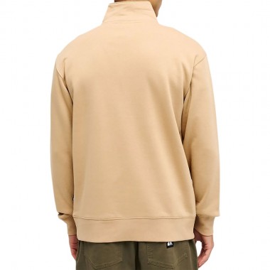 QUIKSILVER SALT WATER QUARTER ZIP SWEATSHIRT KHAKI