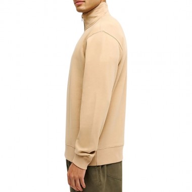 QUIKSILVER SALT WATER QUARTER ZIP SWEATSHIRT KHAKI