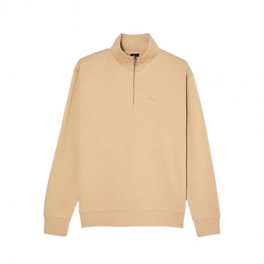QUIKSILVER SALT WATER QUARTER ZIP SWEATSHIRT KHAKI