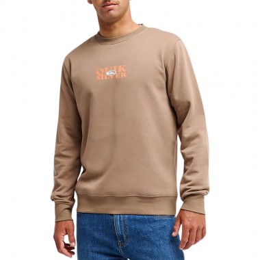 QUIKSILVER TRUE SWEATSHIRT PINE BARK