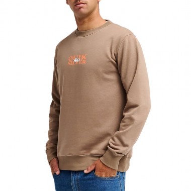 QUIKSILVER TRUE SWEATSHIRT PINE BARK