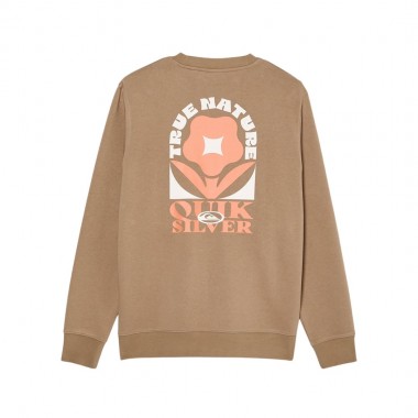 QUIKSILVER TRUE SWEATSHIRT PINE BARK