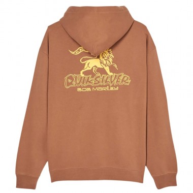 QUIKSILVER BOB MARLEY ZION HOODIE RAWHIDE
