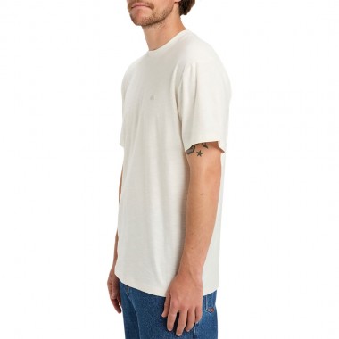 QUIKSILVER SLUB ROUNDNECK TEE SNOW WHITE