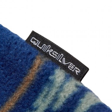 QUIKSILVER NO DESTINATION ZIP FLEECE DARK DENIM GLEEBROOK