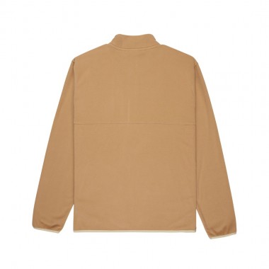QUIKSILVER NO DESTINATION HALF SNAP FLEECE KHAKI