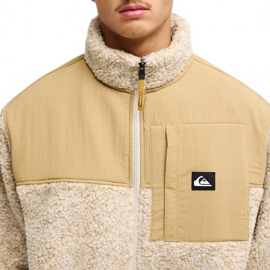 QUIKSILVER SHALLOW WATER ZIP SHERPA PEYOTE