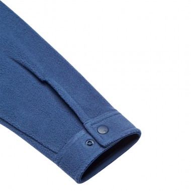 QUIKSILVER VENTURE POLAR FLEECE LS SHIRT DARK DENIM
