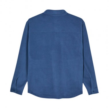 QUIKSILVER VENTURE POLAR FLEECE LS SHIRT DARK DENIM