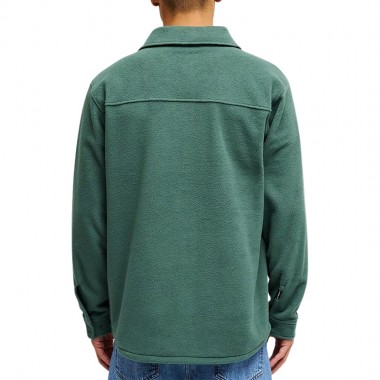 QUIKSILVER VENTURE POLAR FLEECE LS SHIRT FOREST