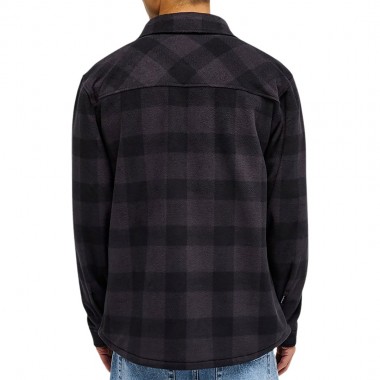 QUIKSILVER VENTURE POLAR FLEECE LS SHIRT BLACK BLACK