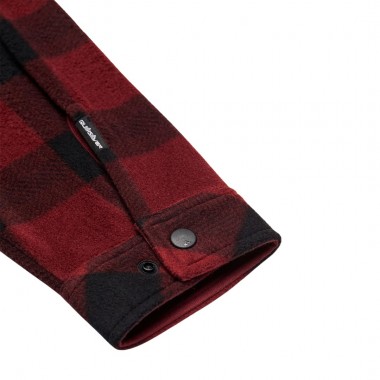 QUIKSILVER VENTURE POLAR FLEECE LS SHIRT VENTURE POLAR OXBLOOD