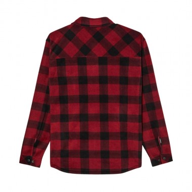 QUIKSILVER VENTURE POLAR FLEECE LS SHIRT VENTURE POLAR OXBLOOD