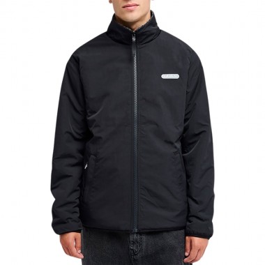 QUIKSILVER URBAN STORM REVERSIBLE ZIP FLEECE BLACK