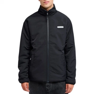 QUIKSILVER URBAN STORM REVERSIBLE ZIP FLEECE BLACK