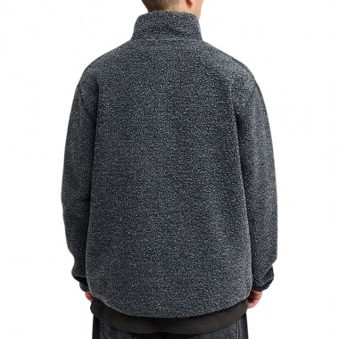 QUIKSILVER URBAN STORM REVERSIBLE ZIP FLEECE BLACK