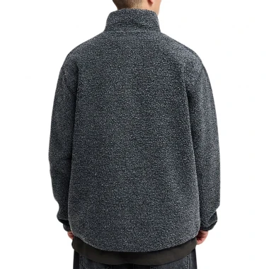 QUIKSILVER URBAN STORM REVERSIBLE ZIP FLEECE BLACK