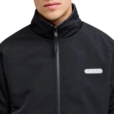 QUIKSILVER URBAN STORM REVERSIBLE ZIP FLEECE BLACK