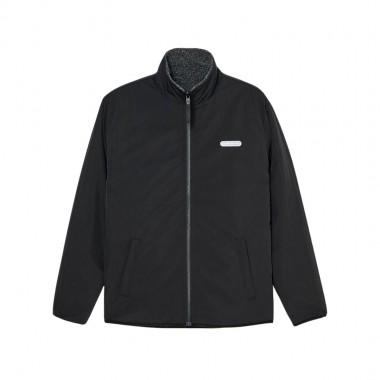 QUIKSILVER URBAN STORM REVERSIBLE ZIP FLEECE BLACK