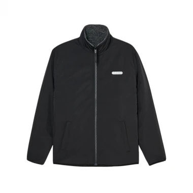 QUIKSILVER URBAN STORM REVERSIBLE ZIP FLEECE BLACK