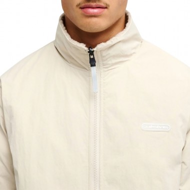 QUIKSILVER URBAN STORM REVERSIBLE ZIP FLEECE PEYOTE