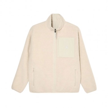 QUIKSILVER URBAN STORM REVERSIBLE ZIP FLEECE PEYOTE