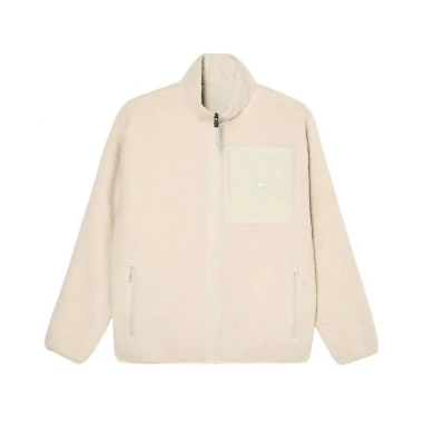 QUIKSILVER URBAN STORM REVERSIBLE ZIP FLEECE PEYOTE