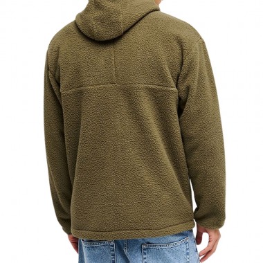 QUIKSILVER CLEAN COAST ZIP FLEECE HOODIE GRAPE LEAF