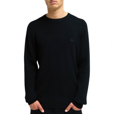 QUIKSILVER WAFFLE SWEATER BLACK