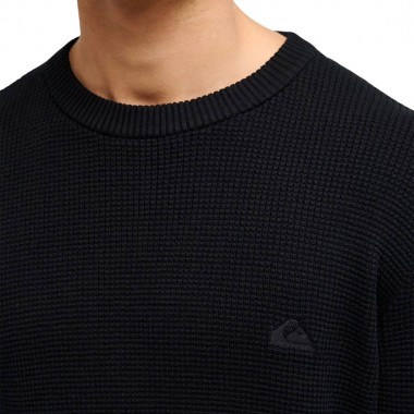 QUIKSILVER WAFFLE SWEATER BLACK