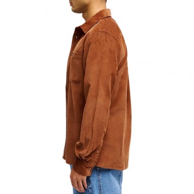 QUIKSILVER SMOKE TRAIL CORDUROY LS SHIRT RAWHIDE